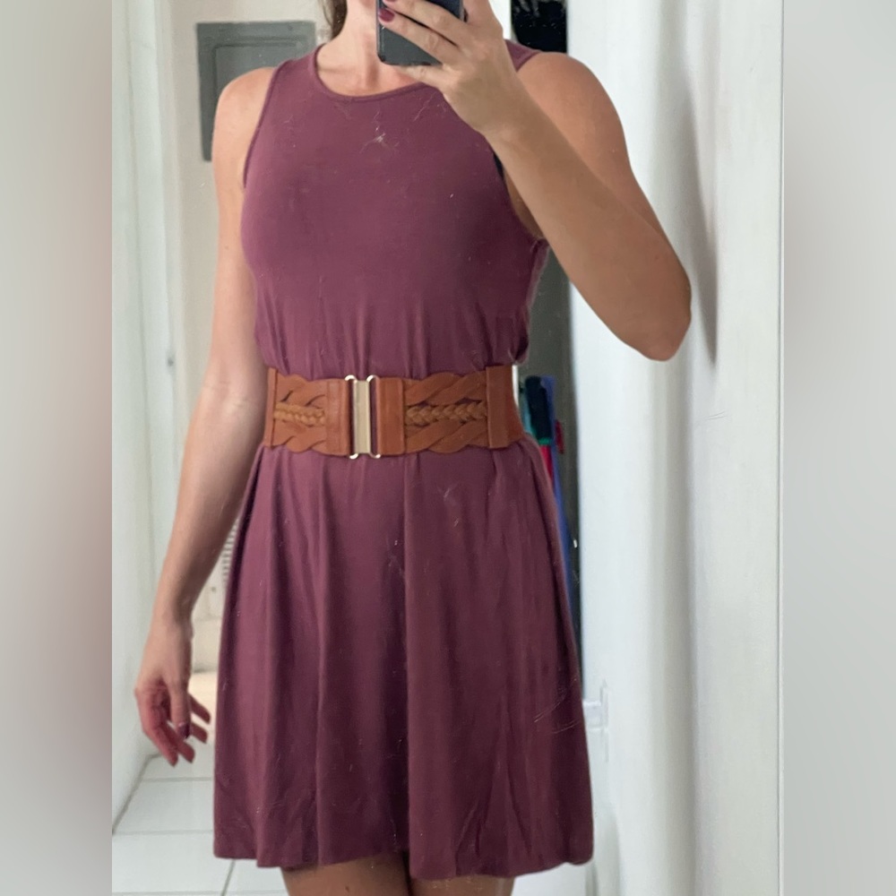 Express Loose knit Dress- Mauve